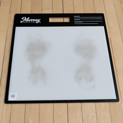Murray Sporting Goods Courtside Premium Basketball Sticky Mat | Non-Slip Shoe Mat for Basketball Court Shoe Grip 19 in x 19 in | Replacement Sheets Don't Include Mat - style: Basketball Sticky Mat