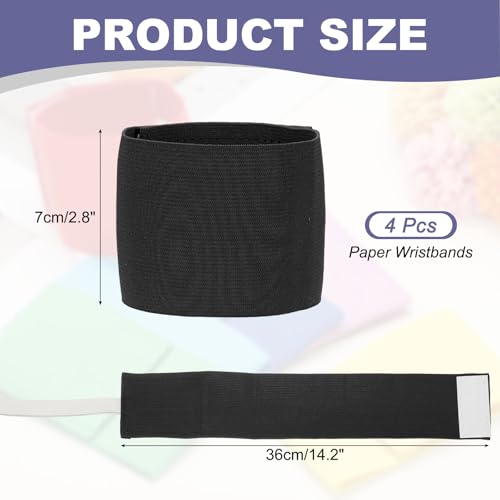 Soccer Captain Armband, Elastic Wrist Arm Bands Adjustable Player Team Leader Anti-Slip Badge Sports Accessories-Fit - color: Black