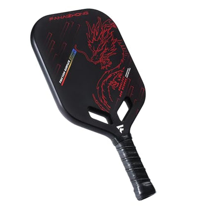 Pickleball Paddle T700 Carbon Fiber | 20mm Thickness | Thermoformed Pickleball Paddle with Aerodynamic Design Used for tournaments, Power & Control & Spin Max | Edgeless Design
