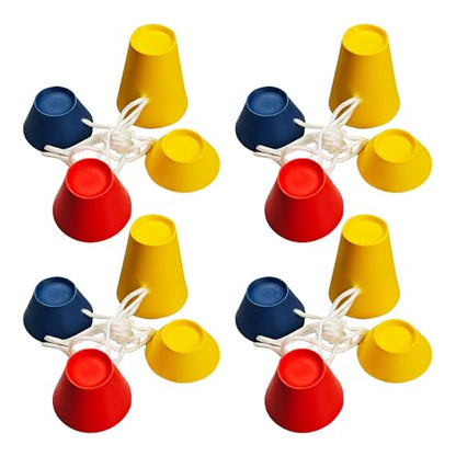 16PCS Rubber Winter Golf Tees, 4 Different Heights 38mm 22mm 18mm 12mm, Cold Weather Golfing Essential for Hard Ground Home Driving Range Mat Training Practice
