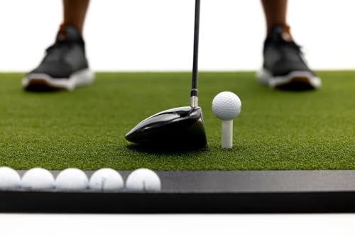 Dura-Pro Premium Turf Indoor/Outdoor Golf Mat. Bonus Tray + 3 Tees - style: Commercial 4'x5'-30mm Thickness
