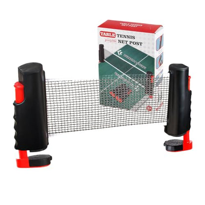 Portable Pong Net – Extendable Tabletop Net, Indoor Outdoor Sports Accessory, Easy Setup Design | Adjustable Play System for Students Family Recreational Games
