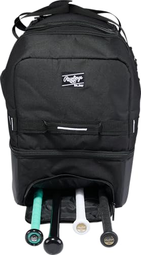 Rawlings | YADI 2.0 Wheeled Catcher's Bag | Yadier Molina Model | Baseball/Softball | Multiple Styles