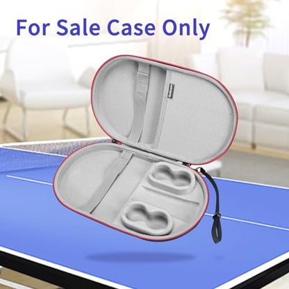 Carrying Case for Ping Pong Paddles/Table Tennis Paddles/Racquet Cyber Shape Hexagon,Fits for 2 Paddles and 4 balls - color: Large Black