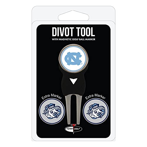 Team Golf NCAA Arkansas Razorbacks Divot Tool Pack with 3 Golf Ball Markers Divot Tool with 3 Golf Ball Markers Pack, Markers are Removable Magnetic Double-Sided Enamel