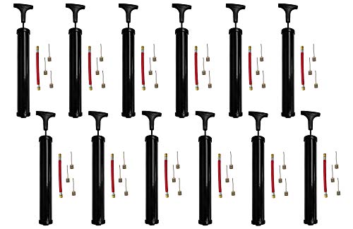 Biggz (12 Pack) Ball Pumps W/Needles - Bulk Wholesale Soccer Balls & Sports