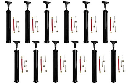 Biggz (12 Pack) Ball Pumps W/Needles - Bulk Wholesale Soccer Balls & Sports