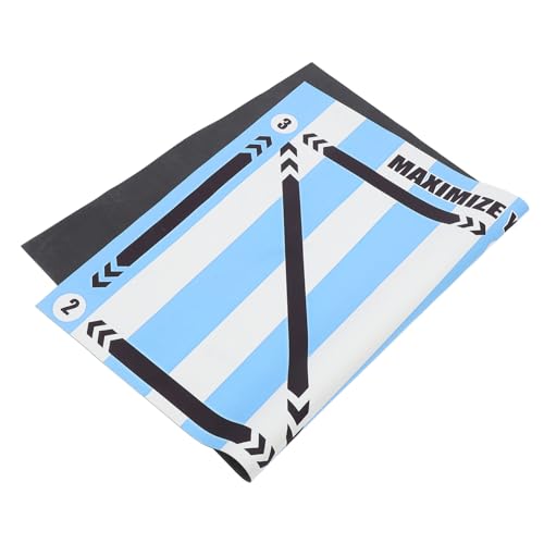Totority Soccer Training Mat Skid Footstep Training Pad for Indoor Agility Drills for Enhanced Skills and Control Soccer Practice