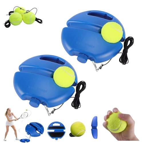 Tennis Ball Training Baseboard, Tennis Practice Rebounder with Weighted Base, Tennis Buddy Trainer Nextgen for Wall Drills & Parks or Backyard Training