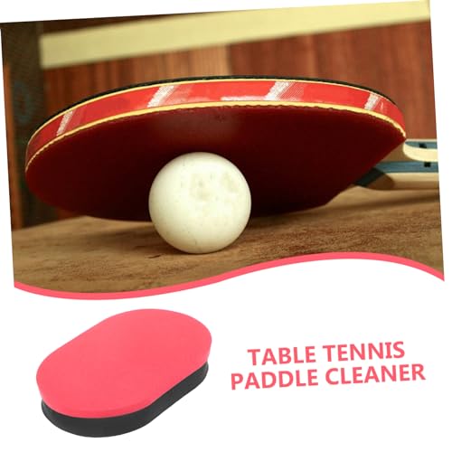 KICHOUSE Table Tennis Paddle Cleaner Wear Resistant Sponge for Cleaning Material Compatible with All Paddles Finish Durable