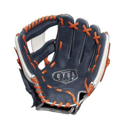 Easton | Future Elite Youth Baseball Glove - color: I-Web | Navy / Orange, size: 11" | Utility