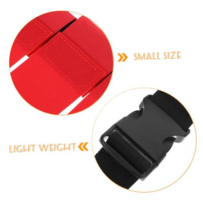 WOONEKY 2pcs Flag Football Belts for Boys and Girls Youth Rugby Waist Flags Belts Set Multi-use Football Game Supplies