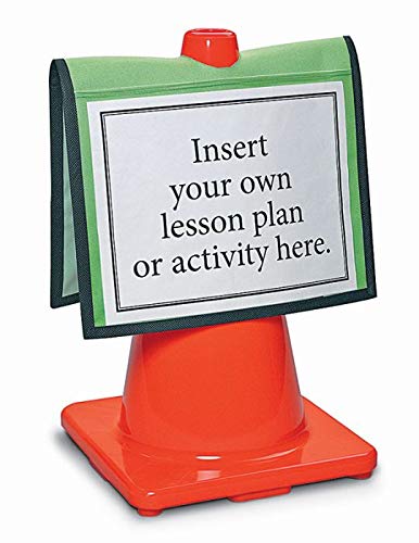 Palos Sports Cone Folders - Set of 6 Sign Holders - Dry Erase Board Sleeve