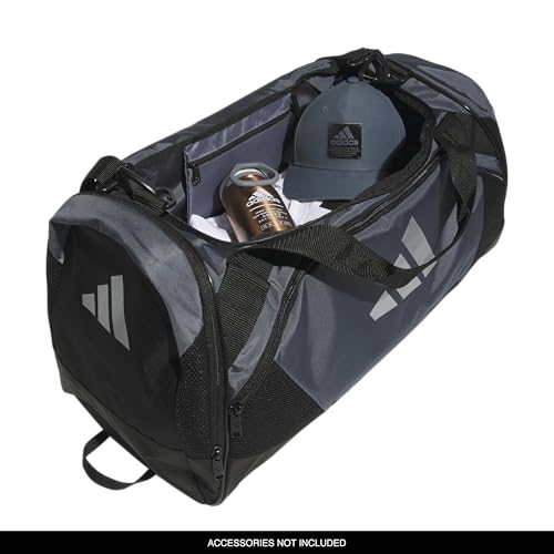 adidas Team Issue Duffel Bag – Durable for Sports & Travel - color: Onix Grey/Black