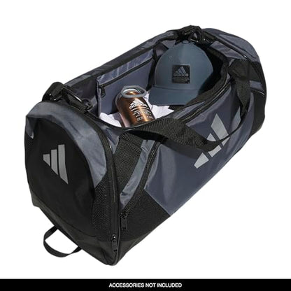adidas Team Issue Duffel Bag – Durable for Sports & Travel - color: Onix Grey/Black