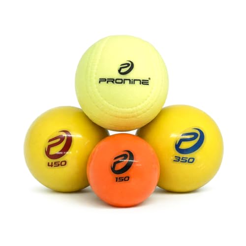 Mint Bucket Brands ProNine Sports Baseball Training Bundle – Weighted Sand Balls (3 Sizes) & Foam Baseball – Throwing Strength, Arm Conditioning & Mechanics Training Equipment for Players & Coaches