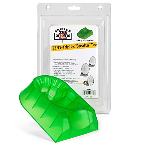 Champion Sports Football Kicking Tee – Heavy-Duty Kickoff Tee in Multiple Styles & Sizes - style: Triplex 3-in-1 Kicking Tee (1 Inch)
