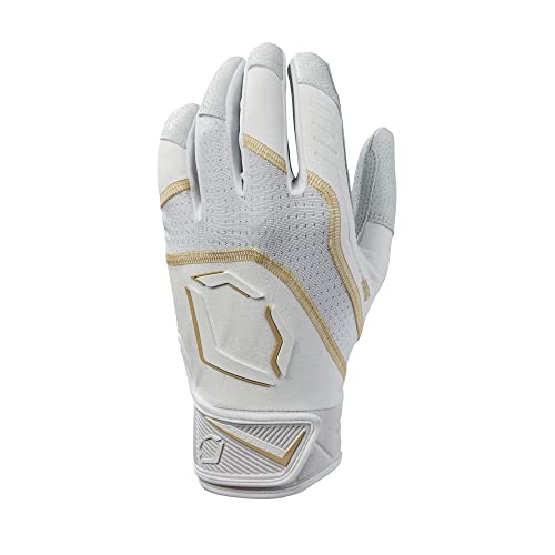 EvoShield EvoShield Youth Khaos Batting Gloves - color: Team White, size: Large