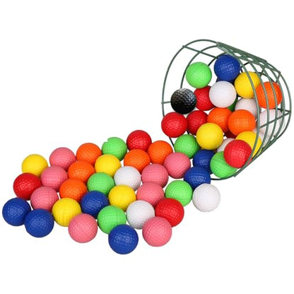 Hansber Golf Balls for Indoor Beginner Practice - 20pcs Ultra-Soft Sponge Foam & PU Soft Balls