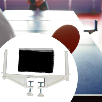 Table Tennis Net Post Set Pong Mesh Rack Exercise Portable Replacement Pong Clamp Net Practice for Outdoor