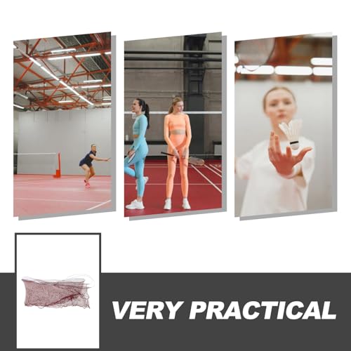 Portable Badminton Net Pickleball Net with Carry Bag Standard Size Sports Barrier for Backyard Volleyball and Outdoor Fitness