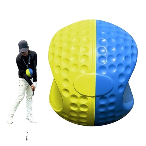 Golf Swing Training Aid | Between Arms Correcting Practice Tools - Golf Swing Training Aid Ball | for Men Women Golfers Backyard Course Driving Range Office Gym Indoor Outdoor
