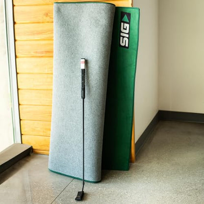 The Indoor Golf Shop SIG LITE Putting Green - Professional-Grade, Indoor Practice Putting Mat - Realistic Feel - Easy Storage