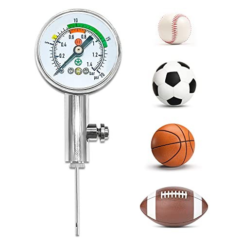 Great Call Athletics | Pro Digital Ball Pressure Gauge | 2 Pack | Air Barometer Tool Basketball Football Volleyball Soccer