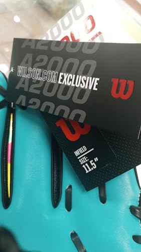 Wilson A2000 1786 Baseball Glove, Right Hand Throw, Infield Series - Exclusive Edition - color: Black/Teal