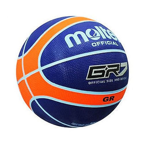Molten Men's Basket Ball - color: Blue/Orange, size: SIZE 7 - boys 15+, Adult