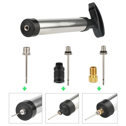 20Pcs Inflatable Needle Replacement Stainless Inflation Needle for Basketball Soccer Volleyball Balls Air Pumps Needle
