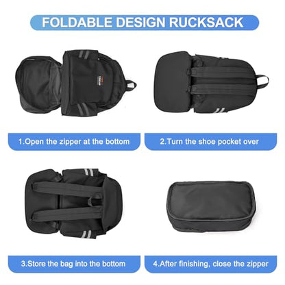 coofay Gym Backpack For Women Waterproof Sports Backpack With Shoe Compartment Lightweight Travel Backpacks Small Gym Bag Dance Volleyball Backpacks