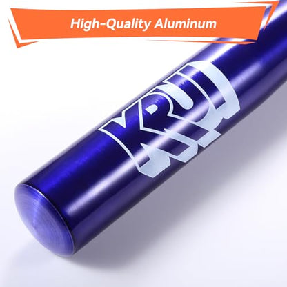 KRUI Aluminum Baseball Bat, 18 Inch Self Defense Bat, Lightweight Bat for Tire Checker, Fish, Keeps in Home, Car, Backpack for Self Defense - color: Blue