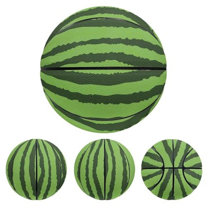 PU Leather Basketball with a String Bag Size 5, Size 7 Ideal Gift for Boys Girls Cool Basketball The Room Decorated