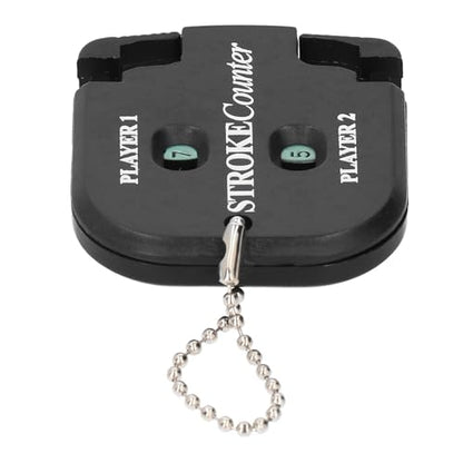 Golf Tracker, 2pcs Portable Golf Score Counter, Mini Stroke Shot Score Counter with Key Chain
