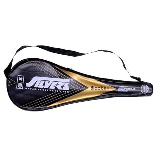 Silver's Aluminium BLACKEN Badminton Racket with Full Cover