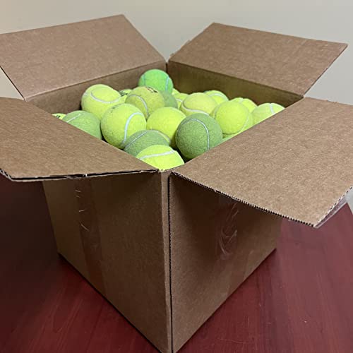 100 Low Cost Tennis Balls for use as Doggie Balls