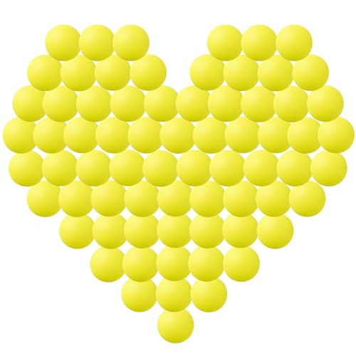 120 Pack Colored Ping Pong Balls, 40mm Table Tennis Balls, Beer Ping Pong Games Fun Arts, Cat, DIY Intellectual Development Tools, Party Decoration Balls - color: Yellow