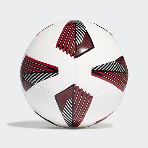 adidas Tiro Soccer Ball - color: White/Black/Silver Met., size: 3