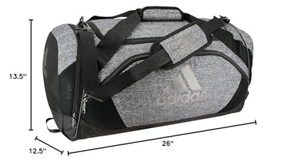adidas Team Issue Duffel Bag – Durable for Sports & Travel - color: Jersey Onix Grey