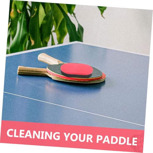 Toyvian 2Pcs Table Tennis Paddle Cleaner High-Efficiency Sponge Wipe Tool for Racket Care Multi-Function Table Tennis Rubber Cleaner for Sports Enthusiasts