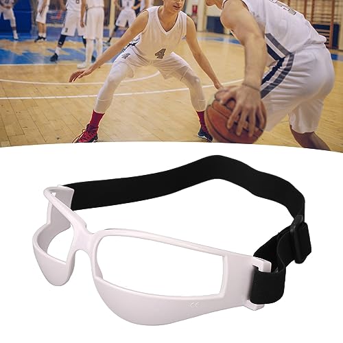 Horoper Basketball Goggles Basketball Training Tool Lightweight Adjustable and Anti Bowing Basketball Dribbling Goggles for Enhanced Skills and Head Protection