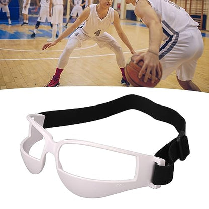 Horoper Basketball Goggles Basketball Training Tool Lightweight Adjustable and Anti Bowing Basketball Dribbling Goggles for Enhanced Skills and Head Protection