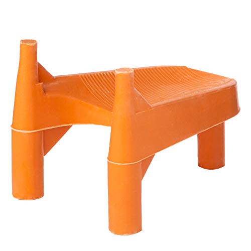 Football Kicking Tee, Orange 1" - Regulation Kickoff Tee for High School, Pee Wee, Recreation League Football Games - Great for Practicing Form, Developing Fundamentals, and Increasing Distance