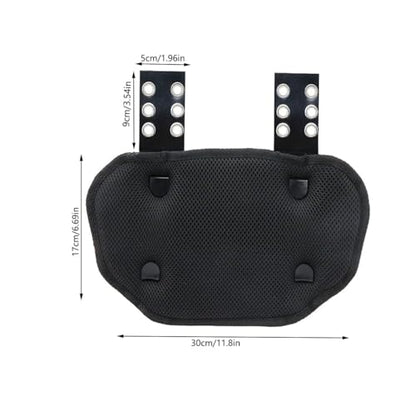 Sports Football Back Plate Curved Design Football Lower Back Protect Sports Protective Accessories Devil Pattern for Kids & Adults