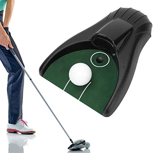 KEENSO Putting Return Machine, Putting Green, Ball Kick Back Putting Mats,Battery‑powered return ball,Practice At Home,Office,Parties