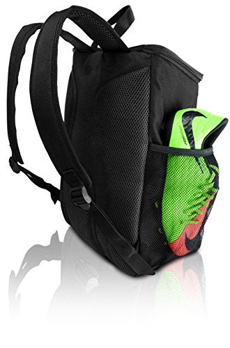 Soccer Backpack with Ball Holder Compartment - for Boys & Girls | Bag Fits All Soccer Equipment & Gym Gear (Black) - color: Black