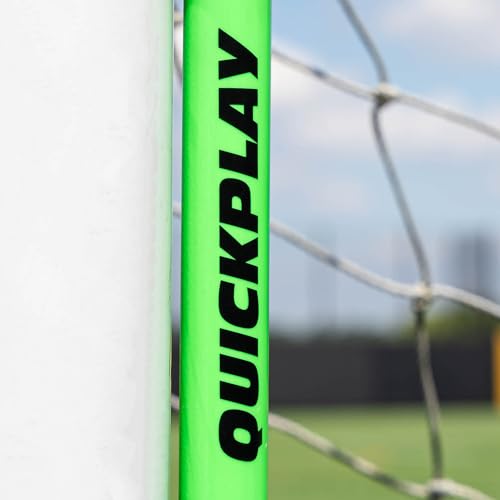QuickPlay Goal Corner Target Frames Set of 2 - Soccer Goal Target Corners for Shooting Accuracy Training - Corner Targets for Soccer Goals with Quick Attach Straps, Carry Bag and Ground Stakes