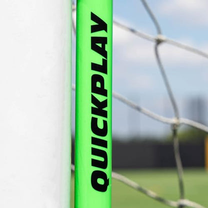 QuickPlay Goal Corner Target Frames Set of 2 - Soccer Goal Target Corners for Shooting Accuracy Training - Corner Targets for Soccer Goals with Quick Attach Straps, Carry Bag and Ground Stakes