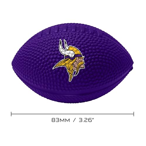 Franklin Sports NFL Team Stress Balls - Bulk Football Party 24 Pack - Squishy Stress Ball for Adults & Kids - 83MM - NFL Logo & Color